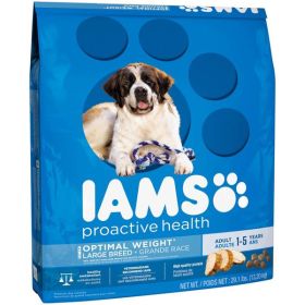IAMS ProActive Health Optimal Weight Large Breed Dog Food 29.1 lb