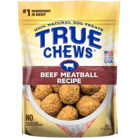 True Chews Homestyle Dog 12Oz Beef Meatballs